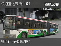 北京快速直达专线124路下行公交线路