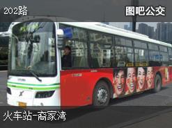 蚌埠202路上行公交线路