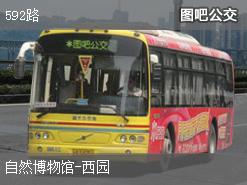 重庆592路下行公交线路
