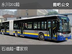 重庆永川202路上行公交线路