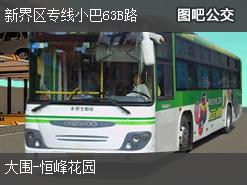 香港新界区专线小巴63B路上行公交线路