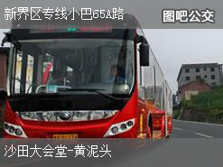 香港新界区专线小巴65A路上行公交线路
