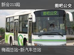 江门新会213路下行公交线路