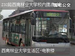 昆明Z32路西南林业大学校内摆渡A线上行公交线路