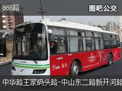 上海866路下行公交线路
